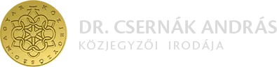 Dr. Csernák András Közjegyzői Irodája